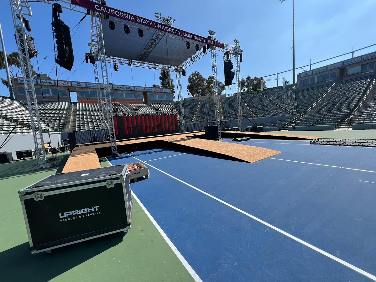 Upright Production Rentals - Stage and LED wall rentals Los Angeles